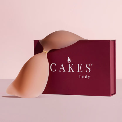 CAKES Invisible Push-Up Bra for Deep Necklines
